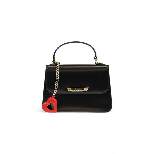 Black Polyethylene Handbag Love Moschino