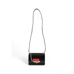 Black Polyethylene Handbag Love Moschino