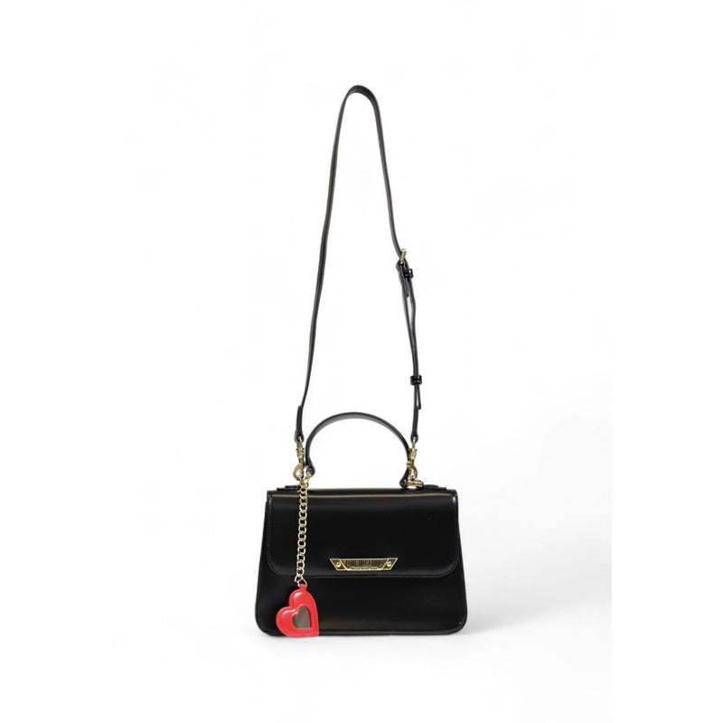 Black Polyethylene Handbag Love Moschino