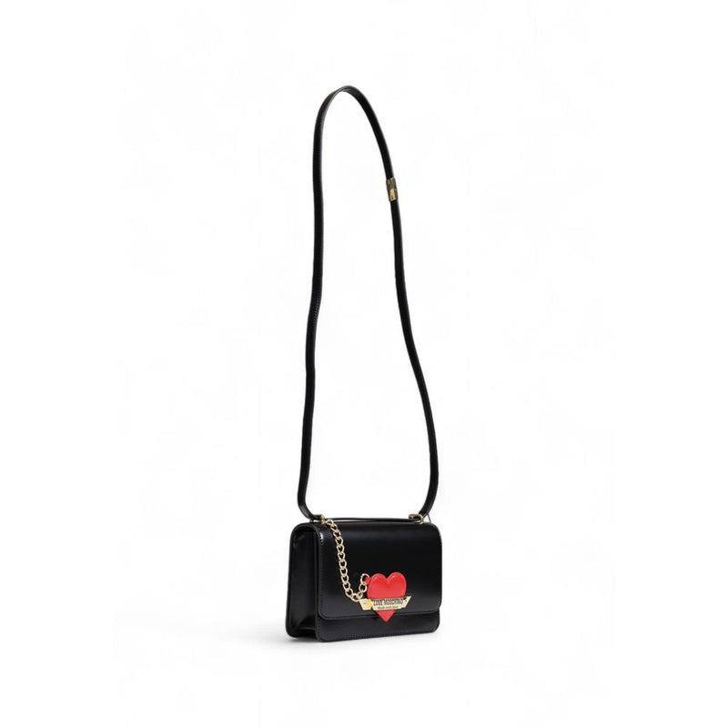 Black Polyethylene Handbag Love Moschino