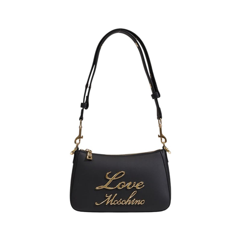 Black Polyethylene Handbag Love Moschino