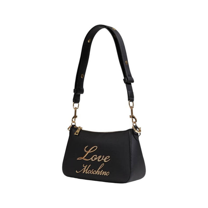 Black Polyethylene Handbag Love Moschino