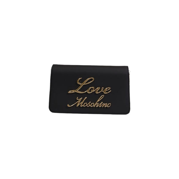 Black Polyethylene Handbag Love Moschino