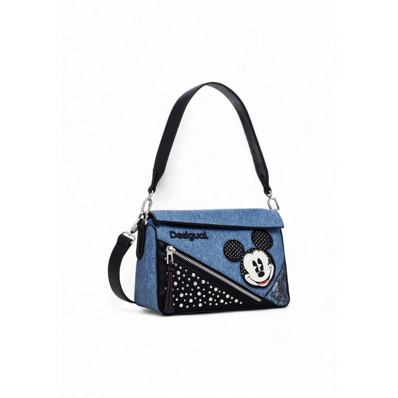 Blue Polyethylene Handbag Desigual