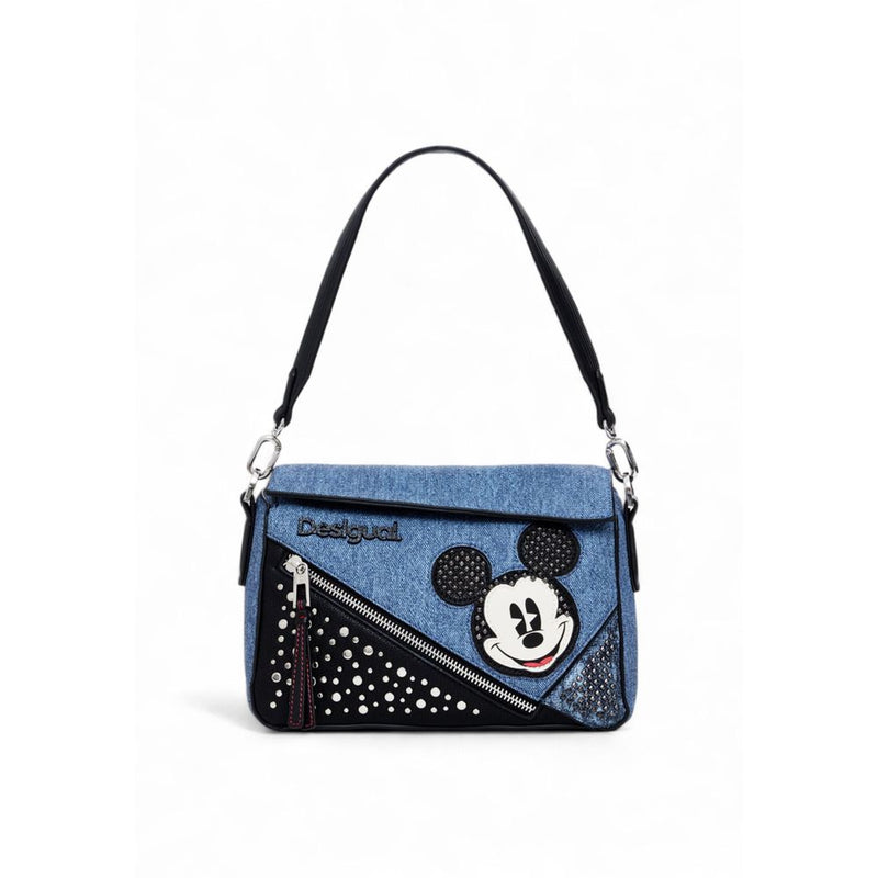 Blue Polyethylene Handbag Desigual