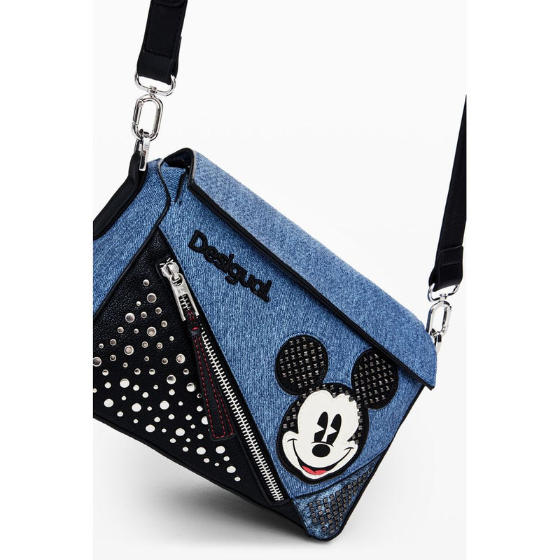 Blue Polyethylene Handbag Desigual