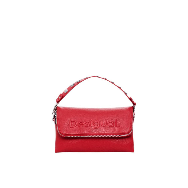 Red Polyethylene Handbag Desigual