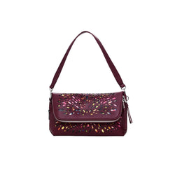 Bordeaux Polyethylene Handbag Desigual