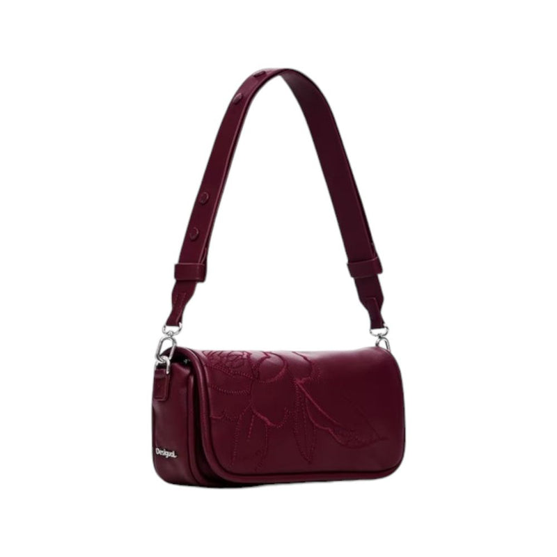 Bordeaux Polyethylene Handbag Desigual