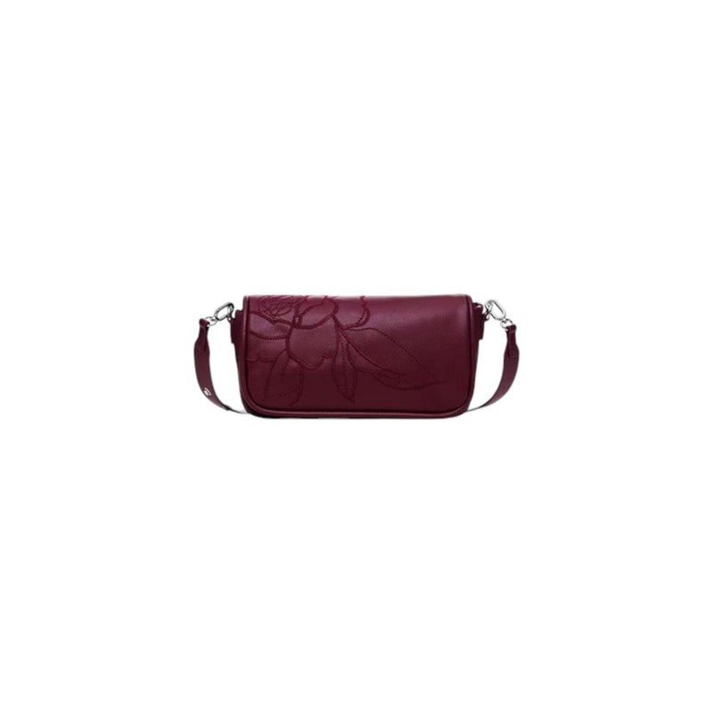 Bordeaux Polyethylene Handbag Desigual