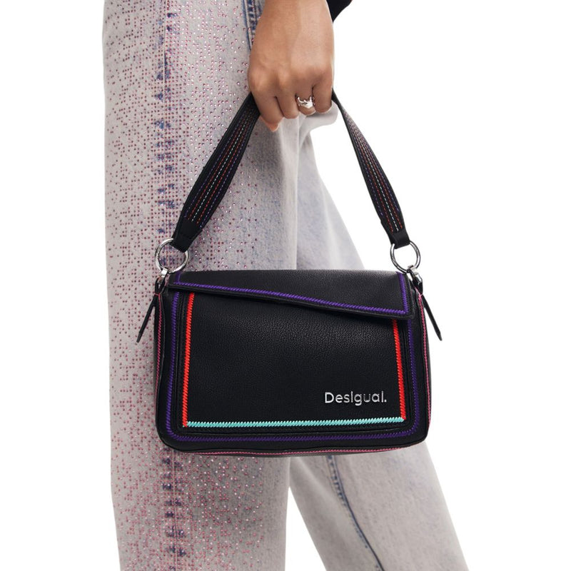 Black Polyethylene Handbag Desigual