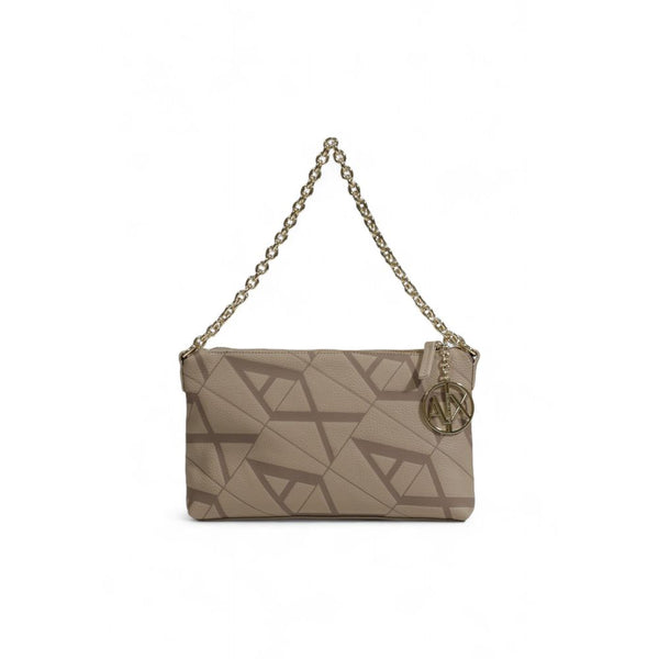 Beige Polyester Handbag Armani Exchange