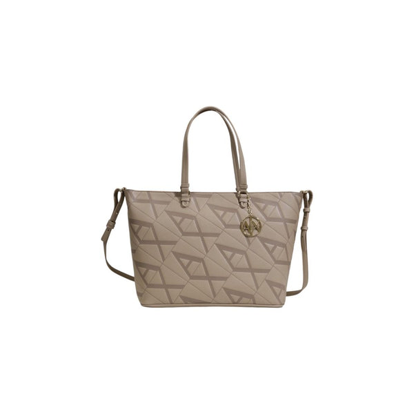 Beige Polyethylene Handbag Armani Exchange