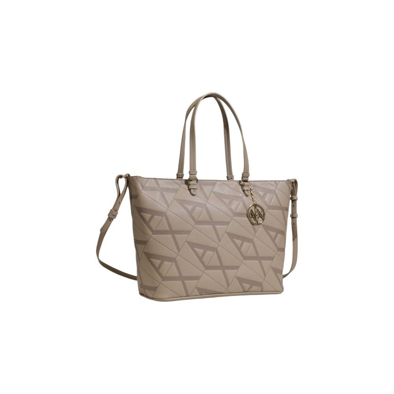 Beige Polyethylene Handbag Armani Exchange