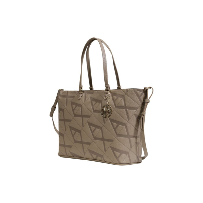 Beige Polyethylene Handbag Armani Exchange