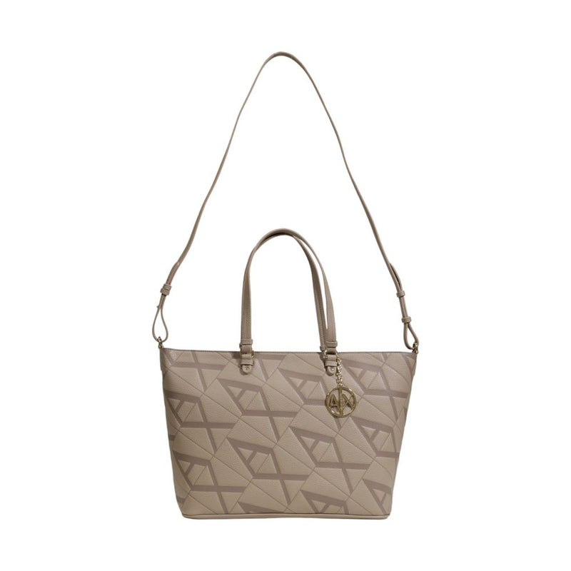 Beige Polyethylene Handbag Armani Exchange