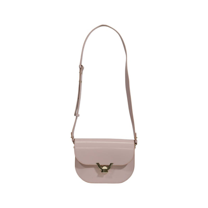 Pink Leather Handbag Coccinelle