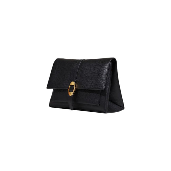 Black Leather Handbag Coccinelle