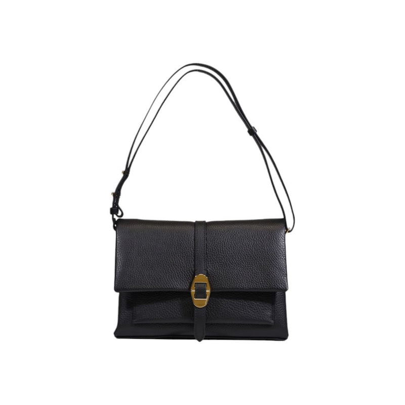 Black Leather Handbag Coccinelle