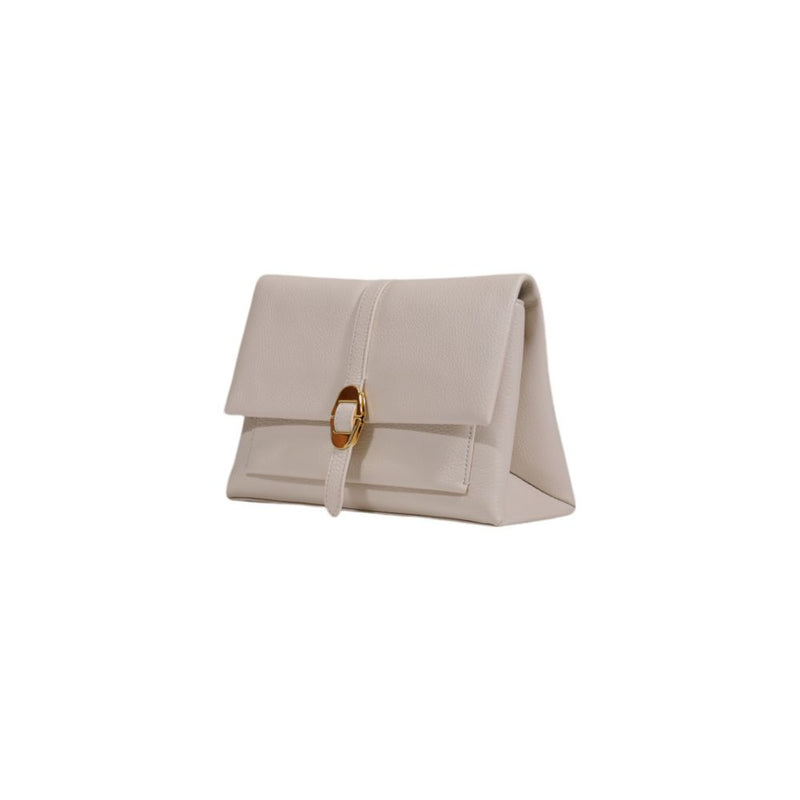 White Leather Handbag Coccinelle