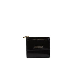 Black Leather Wallet Coccinelle