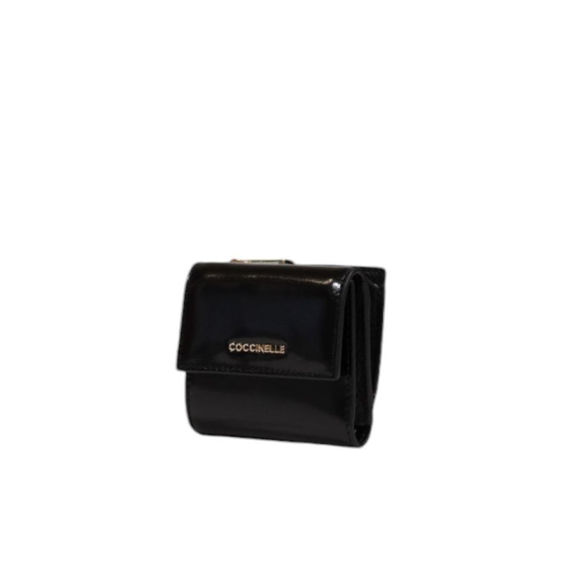 Black Leather Wallet Coccinelle