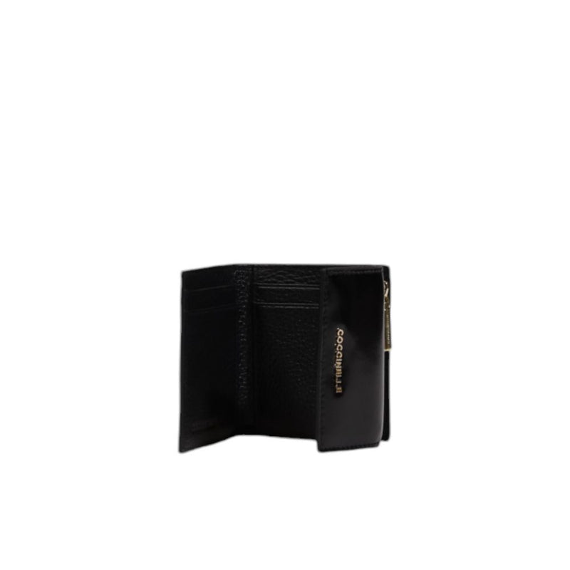 Black Leather Wallet Coccinelle