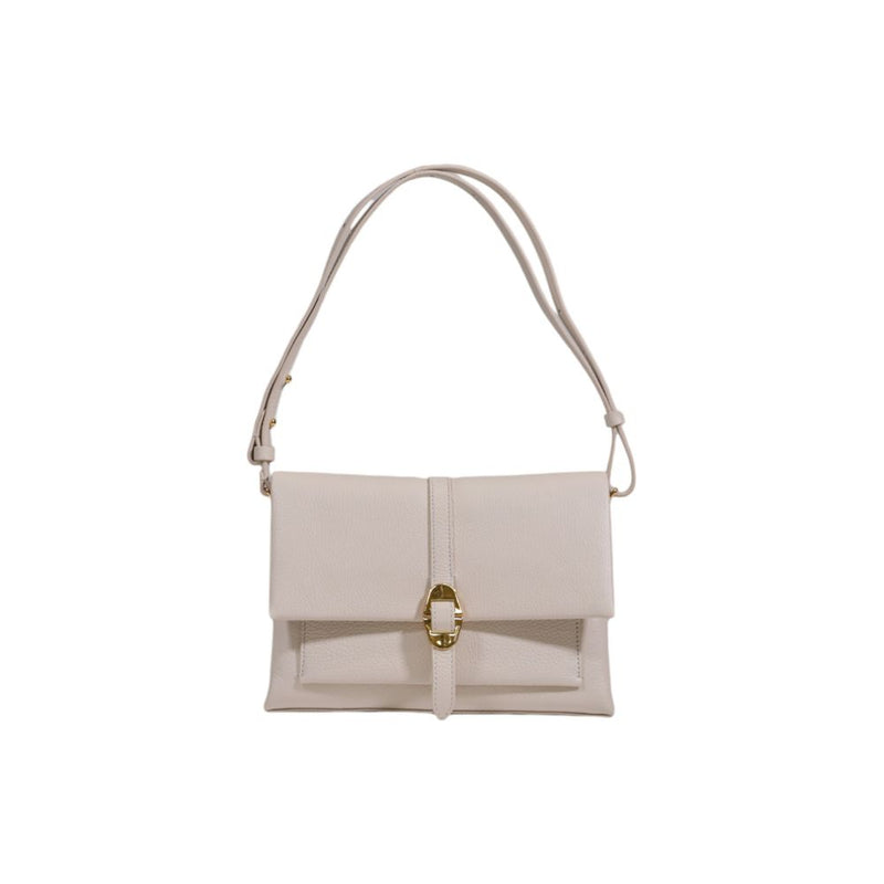 White Leather Handbag Coccinelle