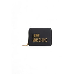 Black Polyethylene Wallet Love Moschino