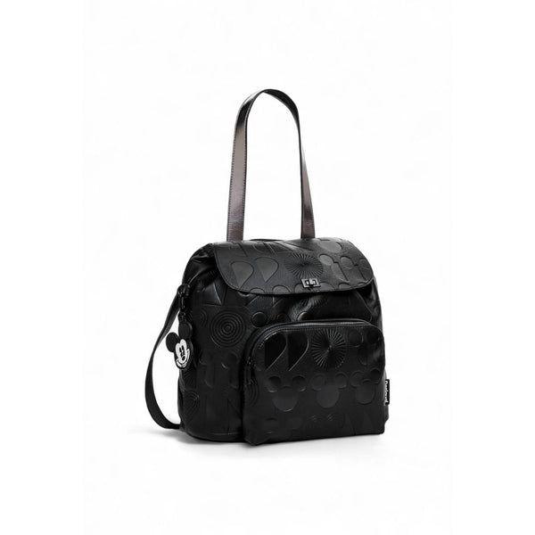 Black Polyethylene Backpack Desigual