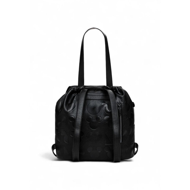 Black Polyethylene Backpack Desigual