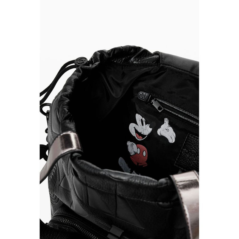 Black Polyethylene Backpack Desigual