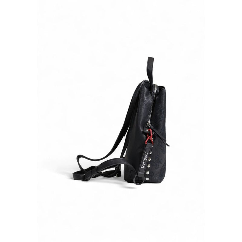 Black Polyethylene Backpack Desigual