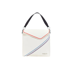 Cream Polyethylene Backpack Desigual