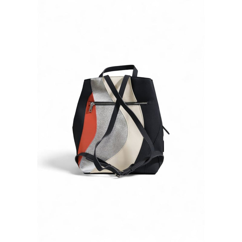 Silver Polyethylene Backpack Desigual