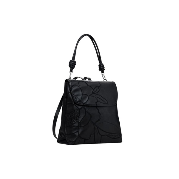 Black Polyethylene Backpack Desigual