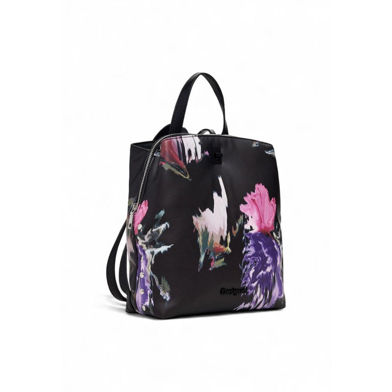 Black Polyethylene Backpack Desigual