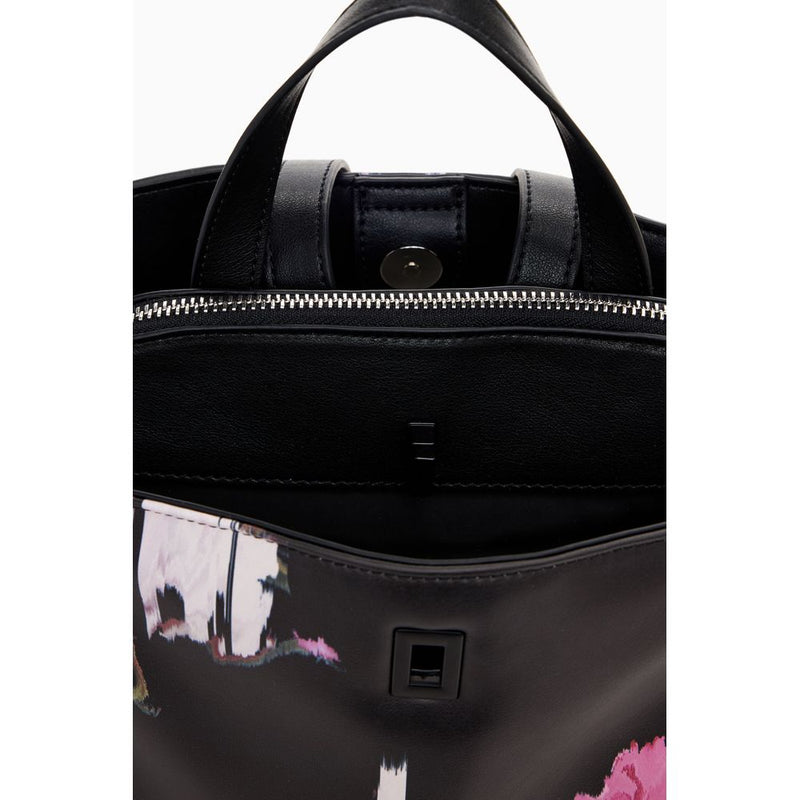 Black Polyethylene Backpack Desigual