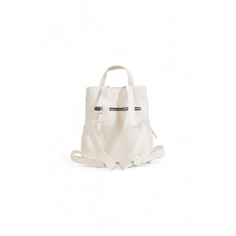 Beige Polyethylene Backpack Desigual