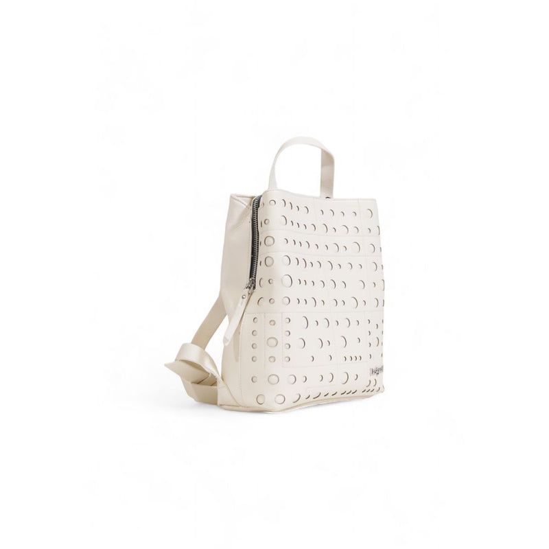 Beige Polyethylene Backpack Desigual