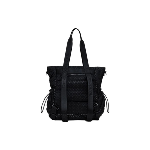 Black Polyester Backpack Desigual