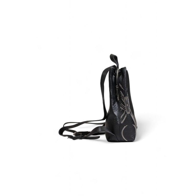 Black Polyethylene Backpack Desigual