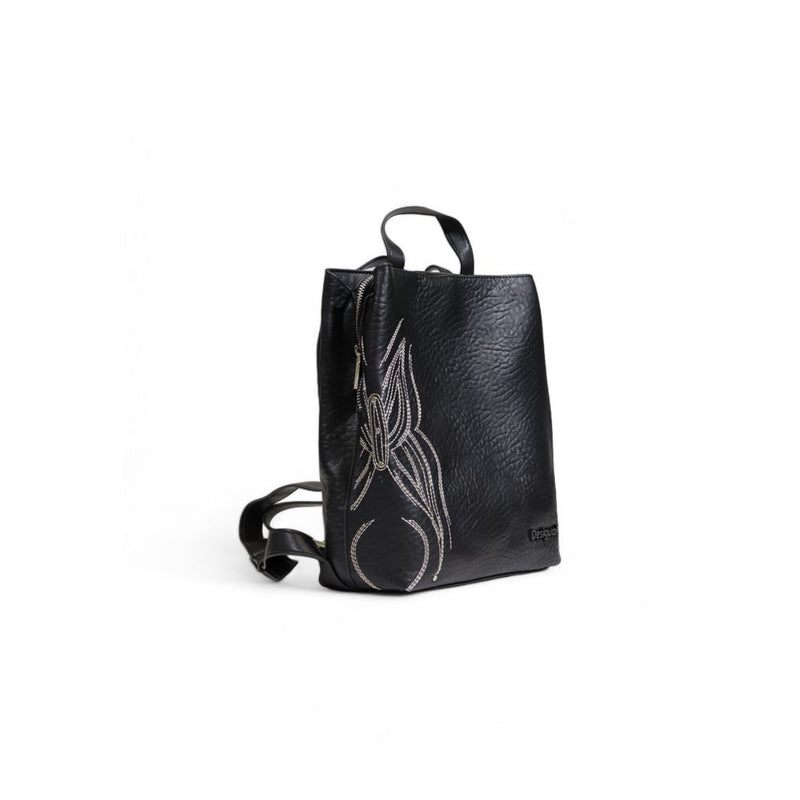 Black Polyethylene Backpack Desigual