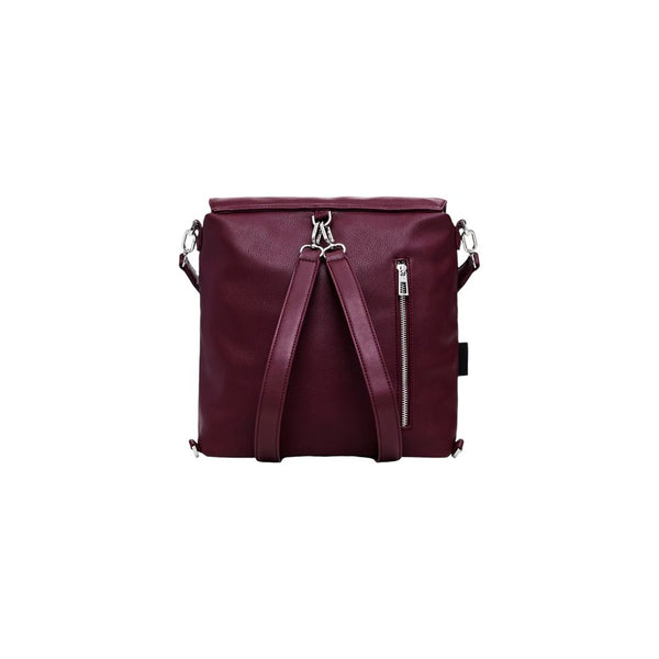 Bordeaux Polyethylene Backpack Desigual