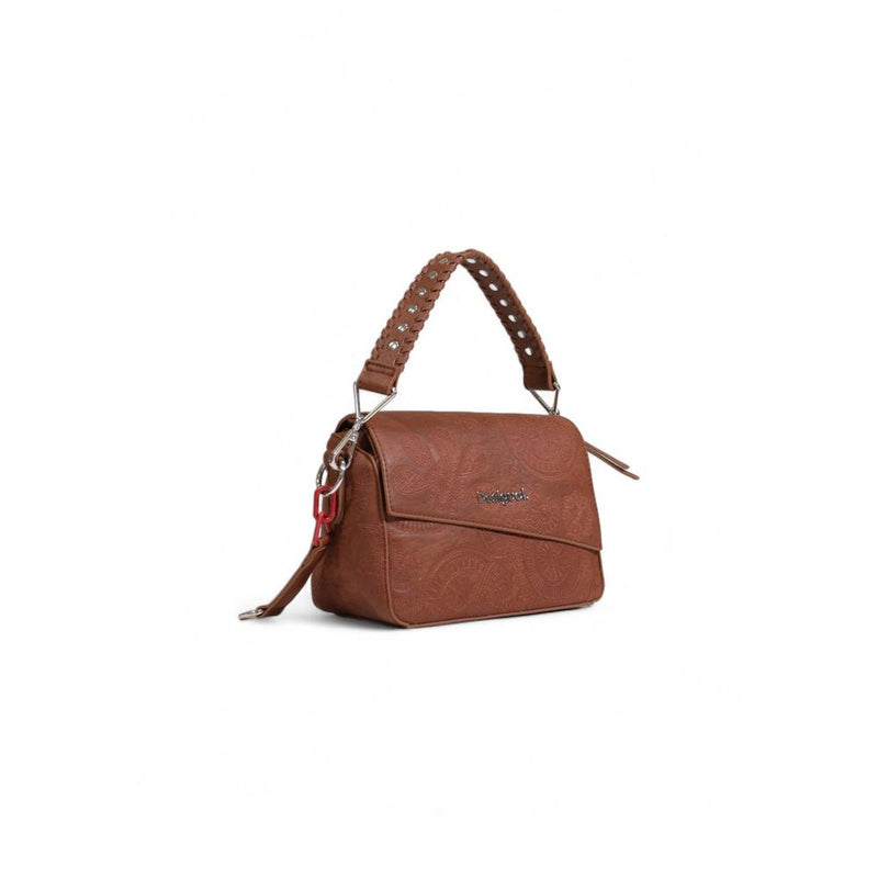 Brown Polyethylene Handbag Desigual