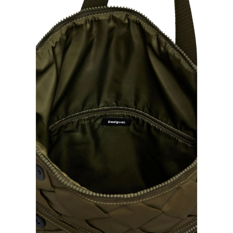 Green Polyamide Backpack Desigual