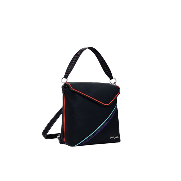 Black Polyethylene Backpack Desigual