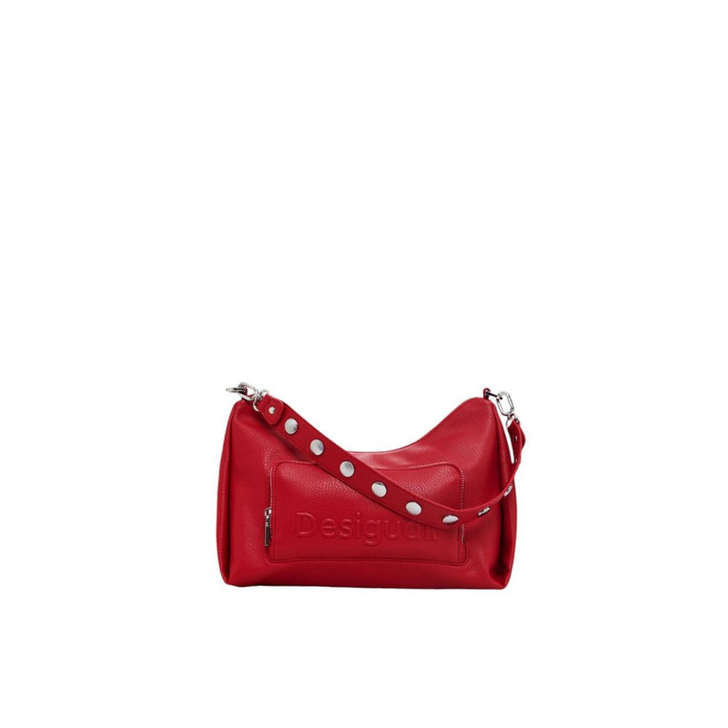 Red Polyethylene Handbag Desigual