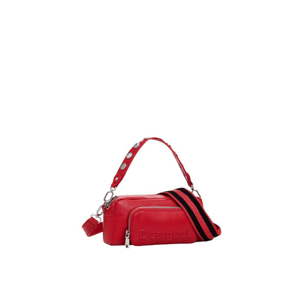 Red Polyethylene Handbag Desigual