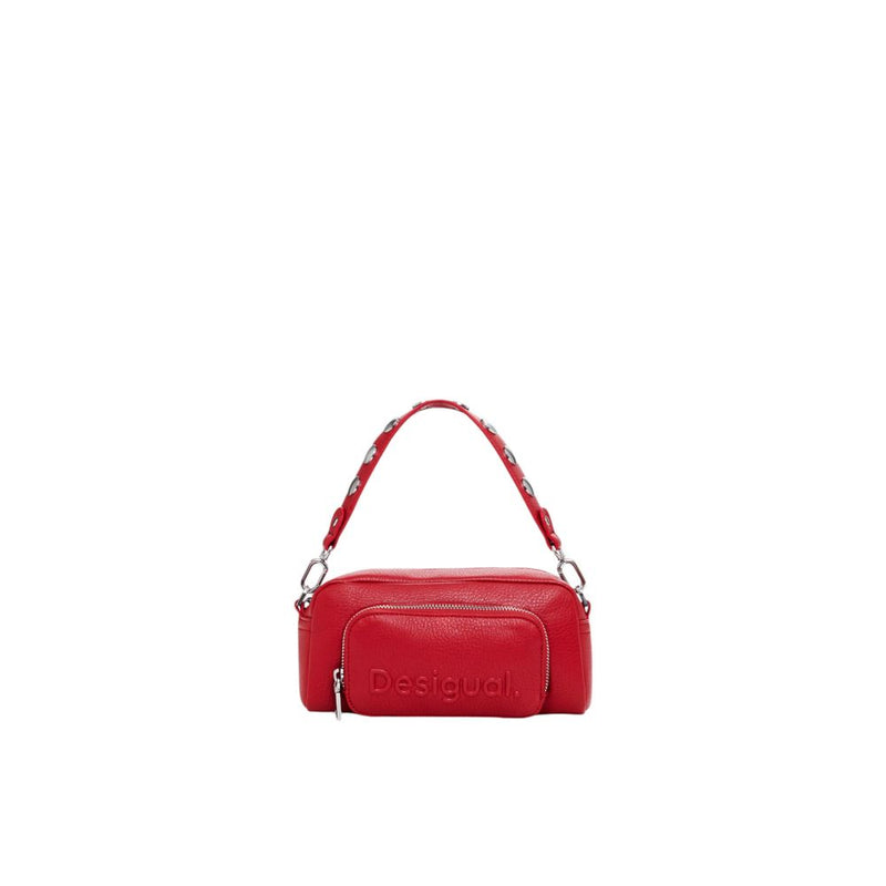 Red Polyethylene Handbag Desigual